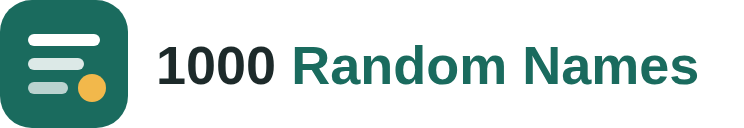 1000 Random Names